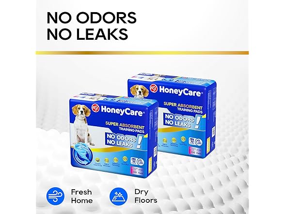 HONEY CARE All-Absorb, Large 22" x 23" 100Ct