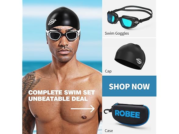 Robee for All Swim Goggles Cap Case