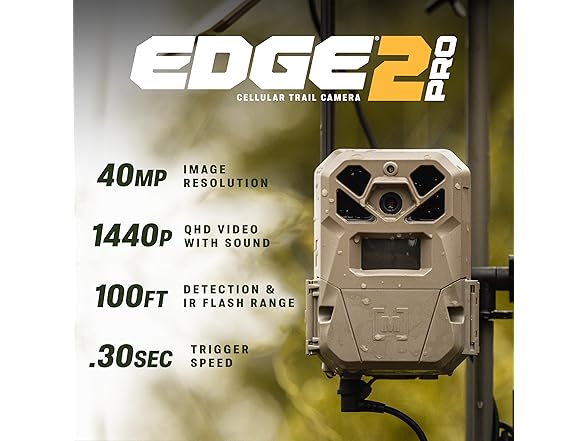 Moultrie Moultrie Edge 2 Pro Cellular Trail Camer (w/ Solar)