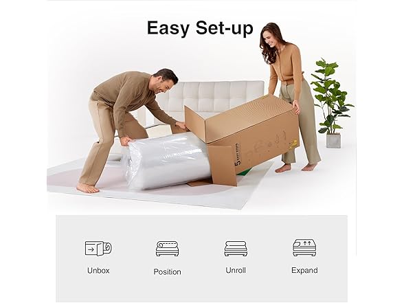 Novilla 8 inch Queen Mattress, Foam and Spring Hybrid