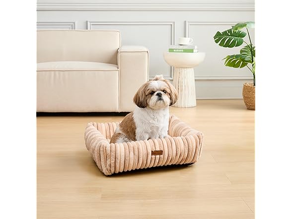 Modern Threads Ribbed Plush Two-Tone Cuddler