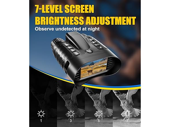 Night Vision Goggles with Range Finder | 4K 3.2in HD Screen