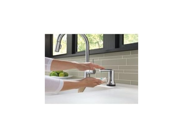 Delta Trinsic Brushed Nickel Touch Kitchen Faucet