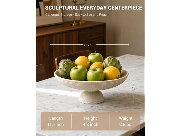 Coiesol Large Pedestal Fruit Bowl