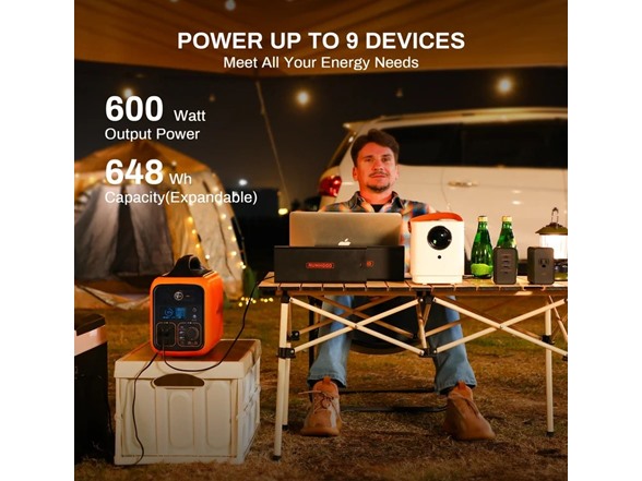 RALLYE 600 | 648Wh 600W| Portable Power Station