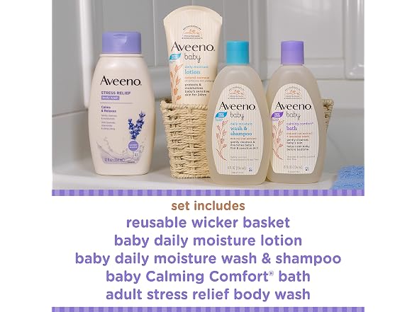 Aveeno Baby Mommy and Me Daily Bathtime Gift Set