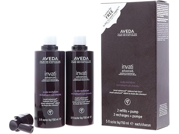 Aveda Invati Advanced Scalp Revitalizer Duo Pack Total of 10 oz