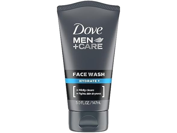 DOVE MEN + CARE Face Wash Hydrate Plus, 5 Fl Oz