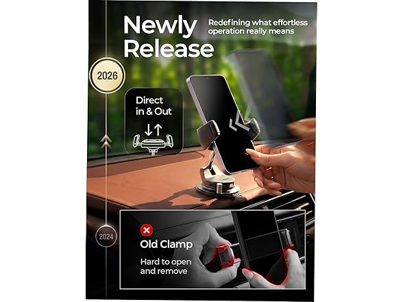 LISEN Suction Phone Mount for Car