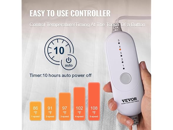 VEVOR Heated Mattress Pad
