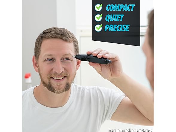 HACLI Nose Hair Trimmer for Men Women