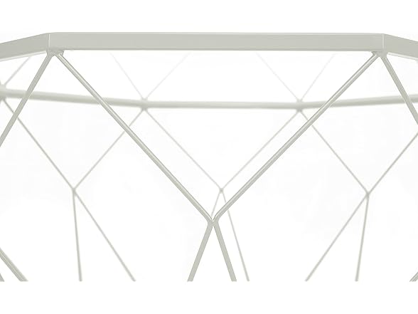 LeisureMod Malibu Octagon Coffee Table