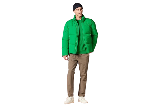 Amazon  Men's Puffer Coat - Mock Neck (Small)