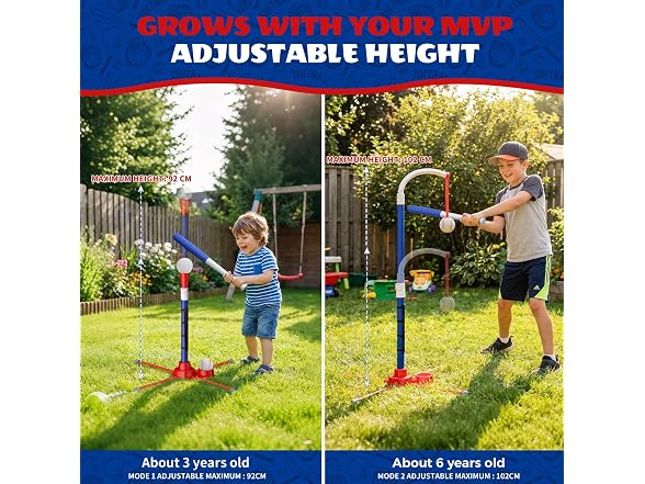 Latioi W1467 3-in-1 T Ball Set for Kids