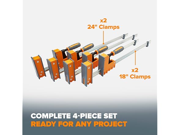 BORA 571450I 4pc Parallel Clamp Set