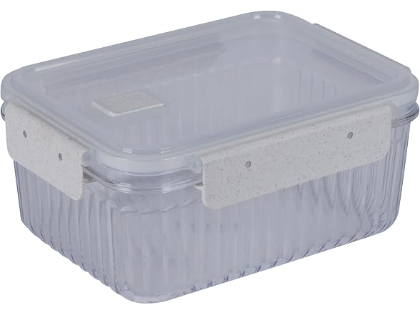 Kitchen Details 8-Piece Rectangular Food Storage Containers