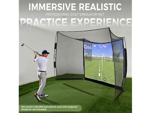 MangoStar 11x8ft Golf Hitting Net - Gallery 2
