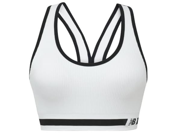 New Balance Sports Bra (XL) White