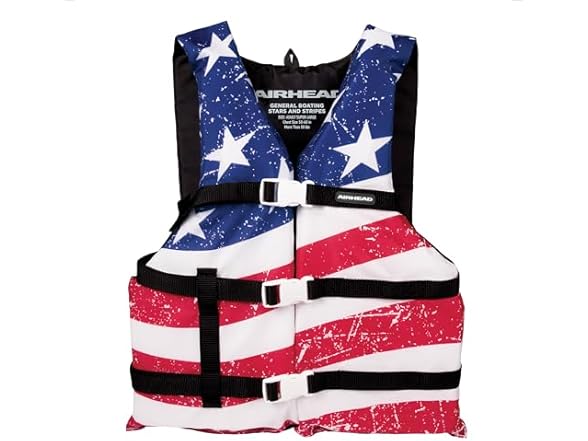 SPORTSTUFF Stars Stripes Life Jacket Adult