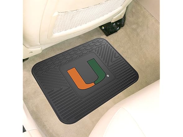 FANMATS NCAA Utility Mat Miami 14"x17"