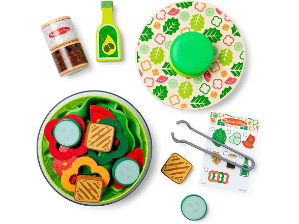 Melissa & Doug Boys Salad Spinner Play Set