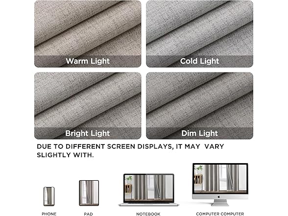 Joydeco Blackout Curtains, 63" Length