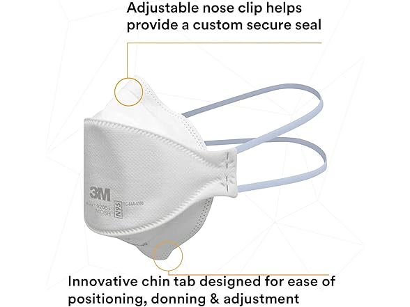 3M Aura Particulate Respirator 9205+, N95 (Pack of 20)