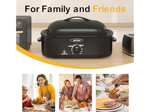 Sunvivi 14 Quart Roaster Oven