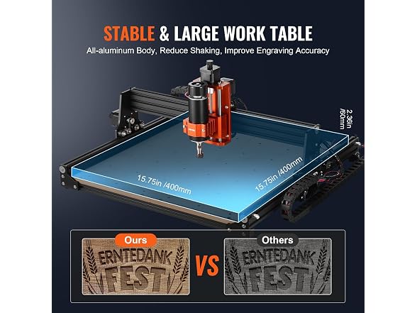 CNC Router Machine, 300W, 3 Axis GRBL Control