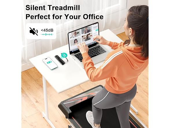 Moonfox Treadmill with Incline, 3 in 1 Under Desk Treadmill