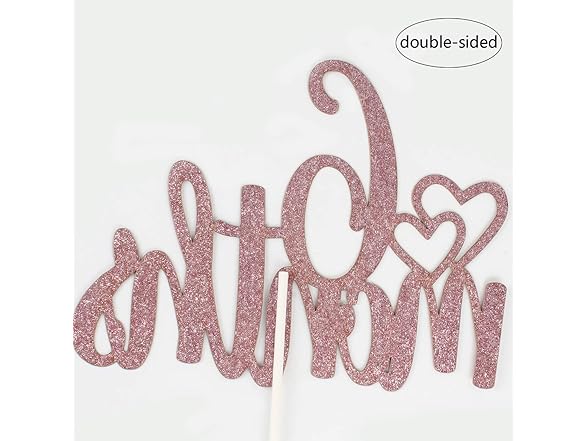 6 Months Half Birthday Cake Topper