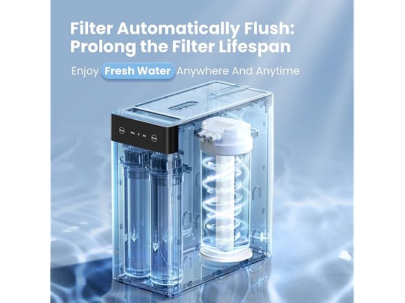 COMFEE' Tankless Reverse Osmosis System, 400 GPD