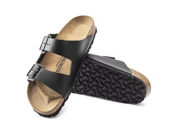 Birkenstock Unisex Arizona Natural Leather Shoes