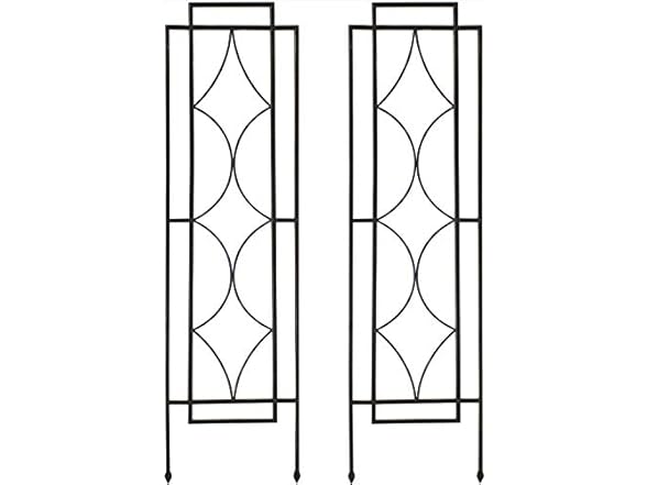 Sunnydaze 2-Piece Chic Diamonds Garden Trellis