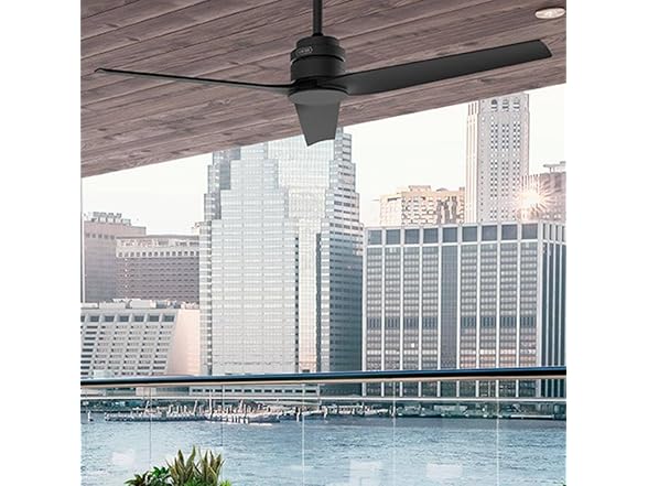 Hunter Ceiling Fan 52 Inch Matte Black Indoor/Outdoor