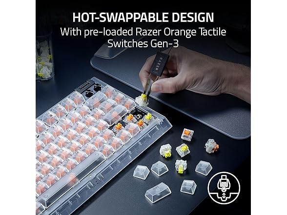 Razer BlackWidow V4 75% Mechanical Keyboard