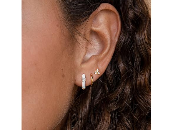 ELF ON THE EAR Gold Hoop Earrings