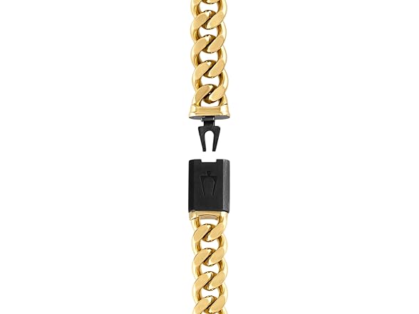 Bulova Men Jewelry Classic Tone Curb Bracelet