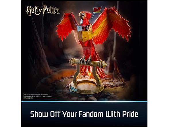 4D Build, Harry Potter Fawkes Phoenix 3D Model Kit