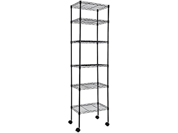 HealSmart Heavy Duty 6-Tier Storage Shelves