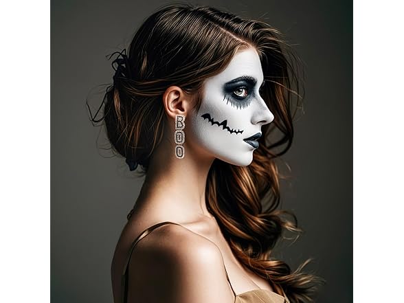 HolidayQbee BOO Dangle Drop Earrings