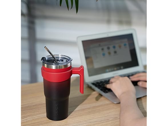 BJPKPK 20 oz Tumbler With Handle Stainless Steel