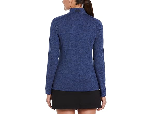 Perry Ellis Women (M) Zip Long Sleeve Pullover