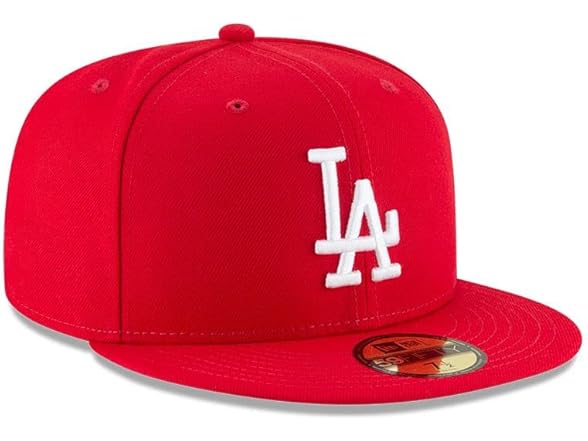 New Era Los Angeles Dodgers 59FIFTY Fitted Hat - Scarlet (Open Box)