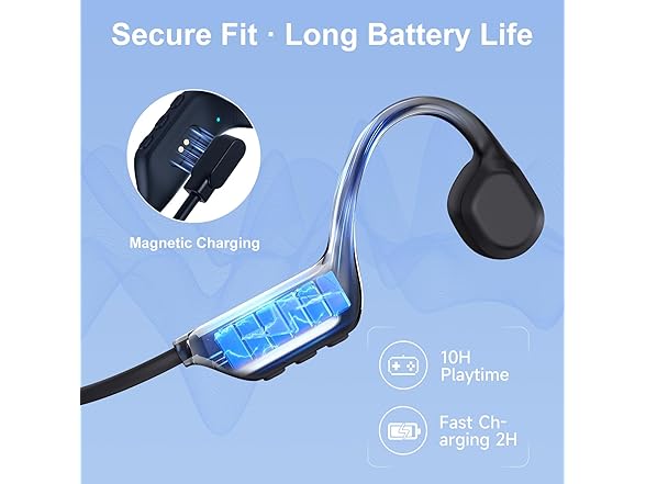Bone Conduction Headphones Bluetooth 6.0