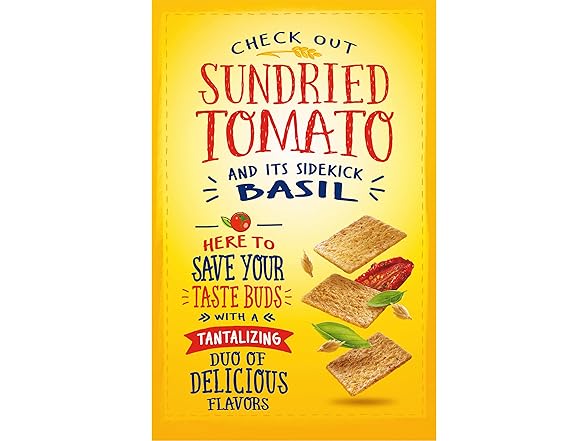 Wheat Thins Sundried Tomato & Basil Snacks