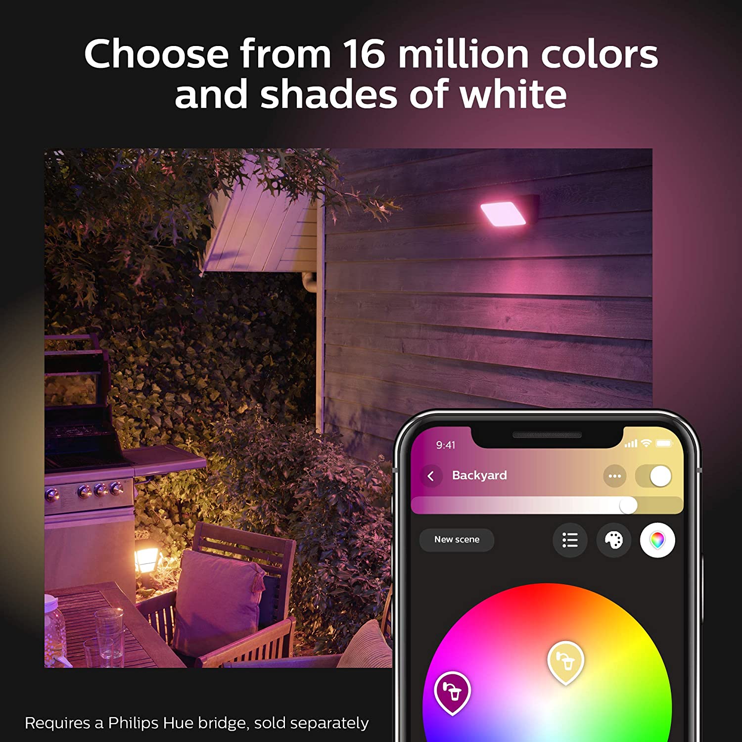 Philips Hue Discover Outdoor Smart Floodlight - Gallery 17