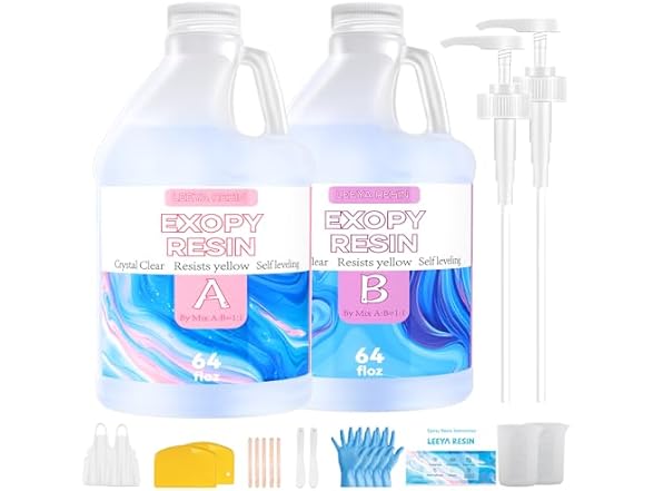 LEEYA Epoxy Resin Crystal Clear