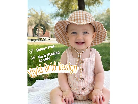 FURTALK Baby Girl Sun Hat 3 Pack