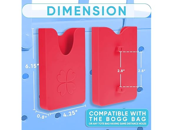 ABM&Y Silicone Phone Holder for Bogg Bag